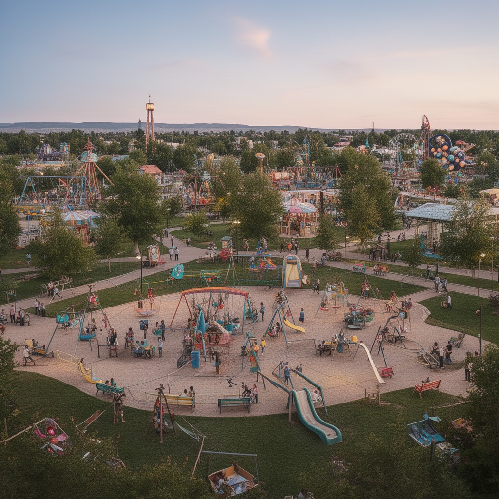 AI-generated illustration of Wylie Park