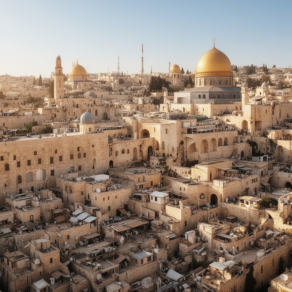 AI-generated illustration of Jerusalem