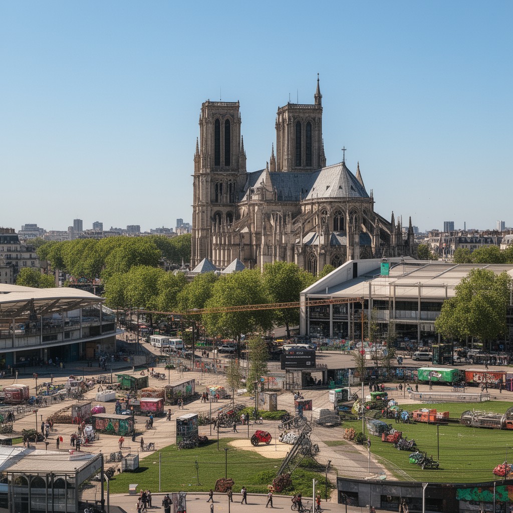 AI-generated illustration of Saint-Denis