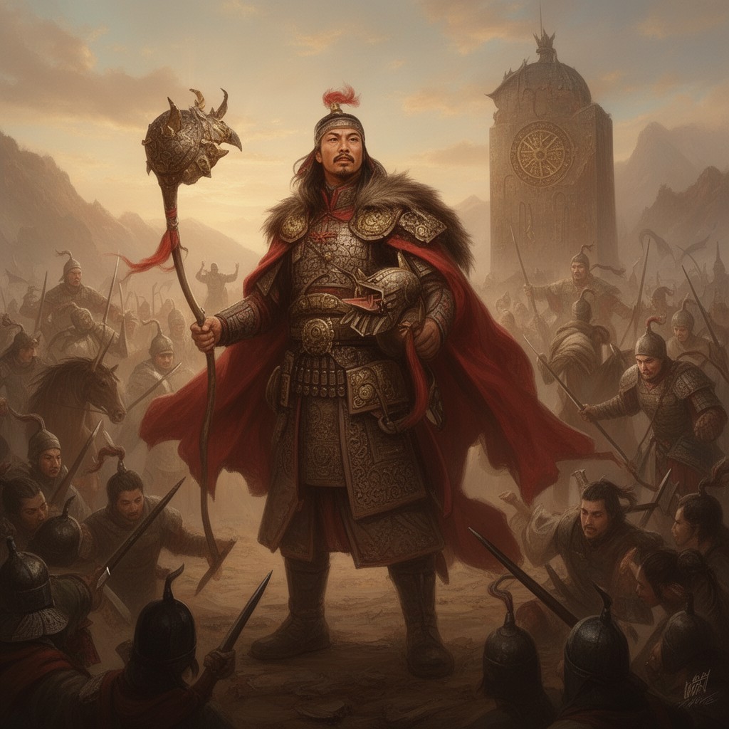 AI-generated illustration of Great Khan