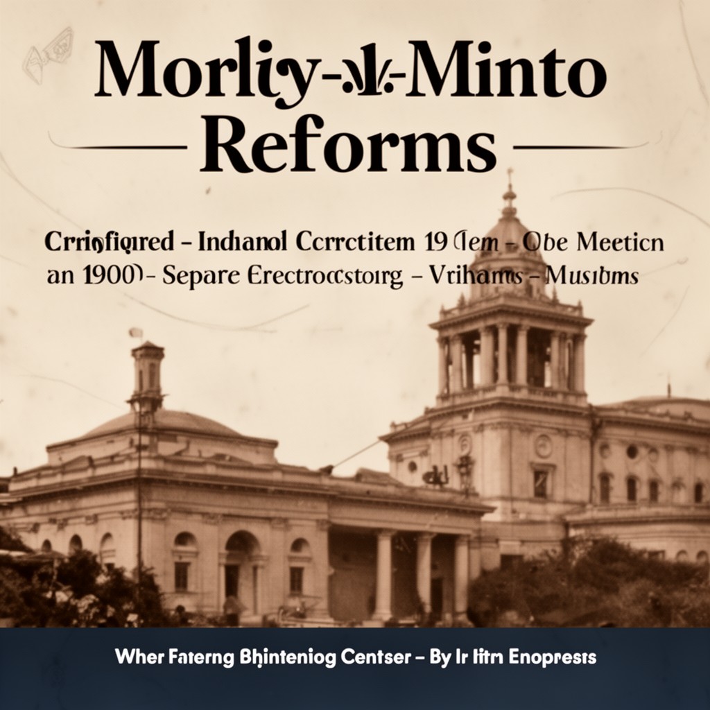 AI-generated illustration of Morley–Minto Reforms