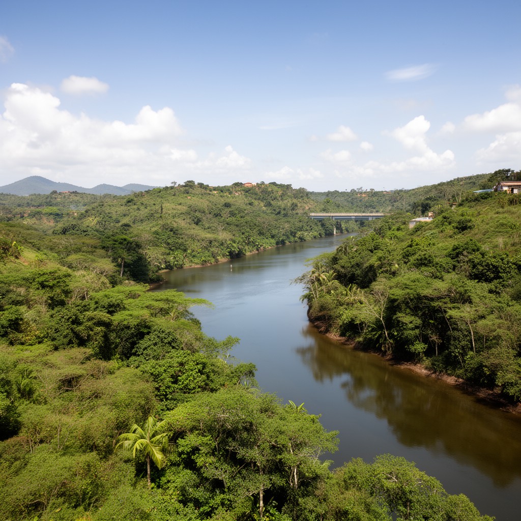AI-generated illustration of Morant River