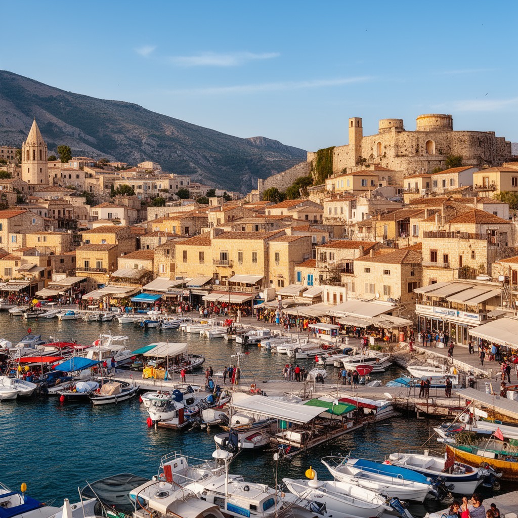 AI-generated illustration of Chania