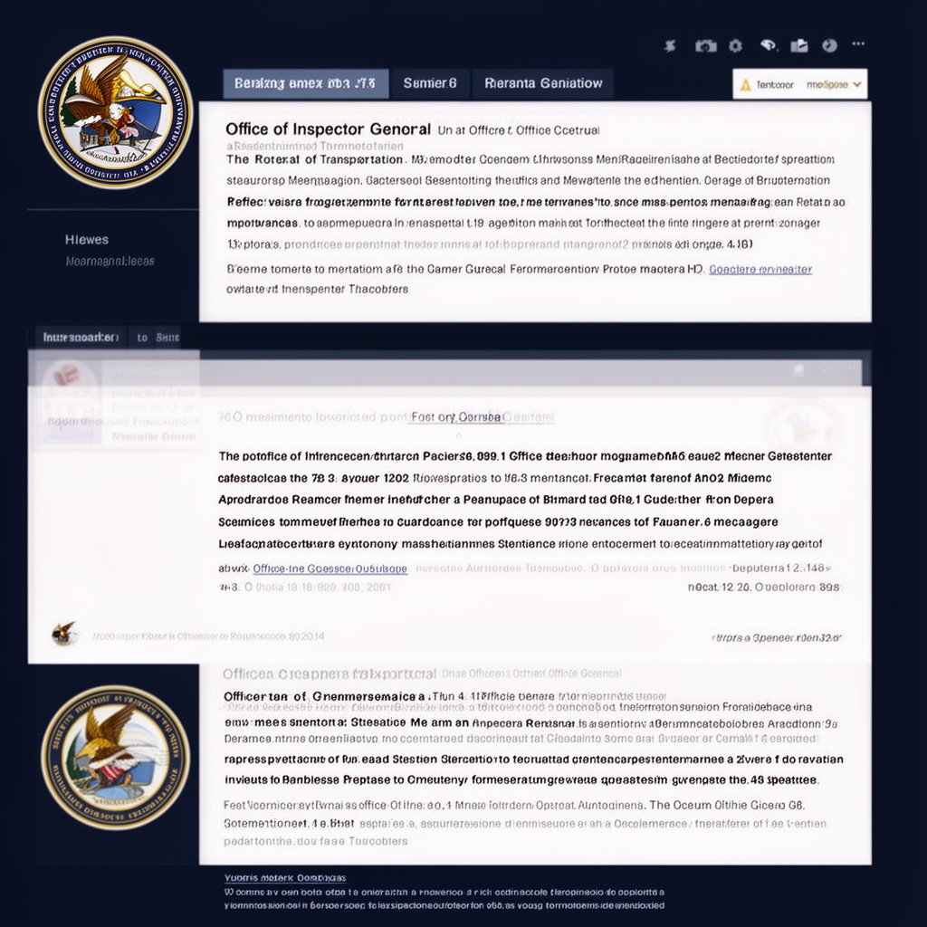 AI-generated illustration of Office of Inspector General