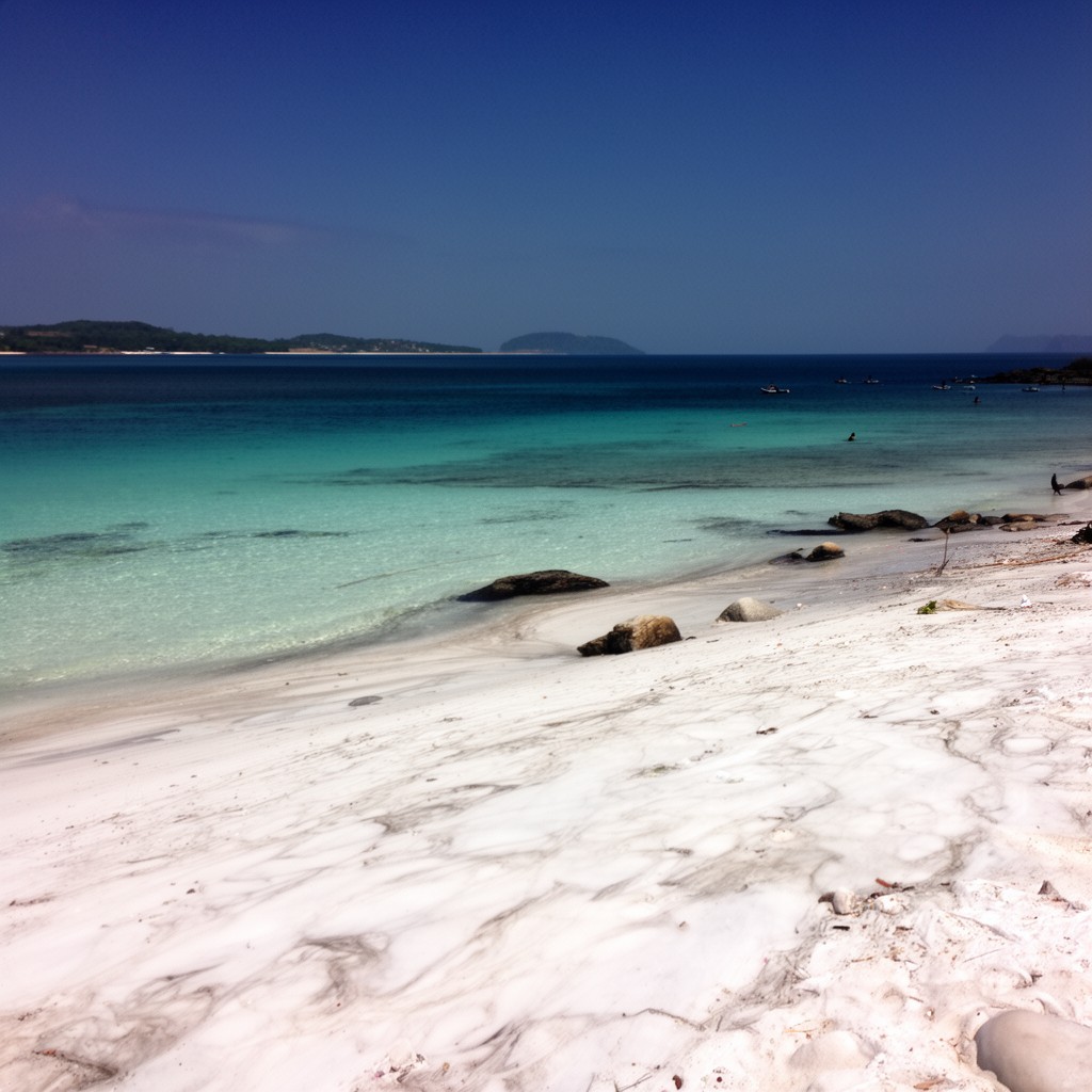 AI-generated illustration of Marble Beach