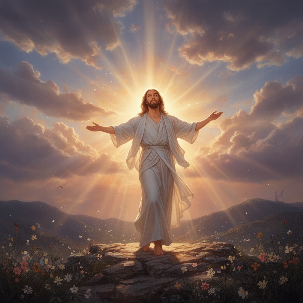 AI-generated illustration of Second Coming of Christ