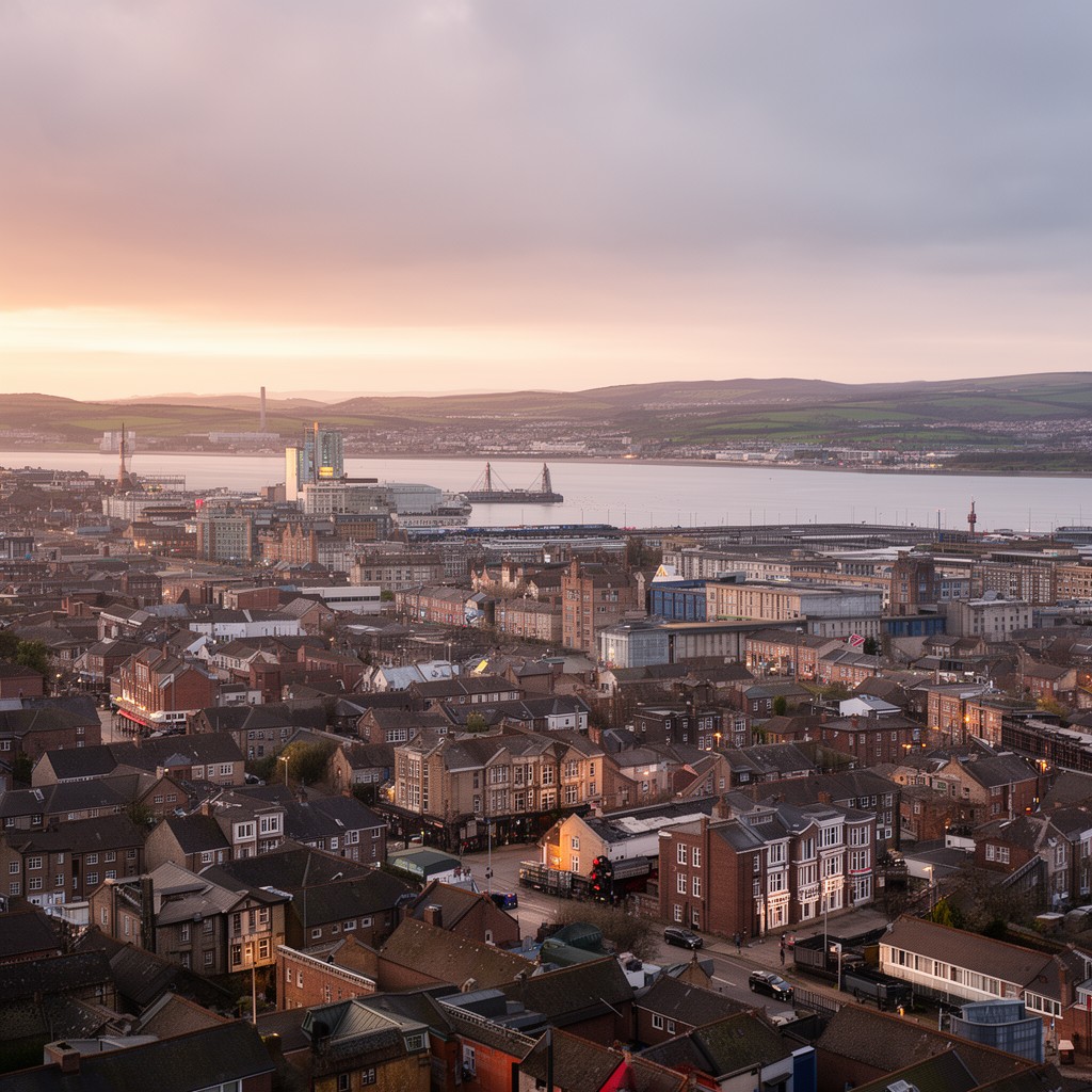AI-generated illustration of Wallasey