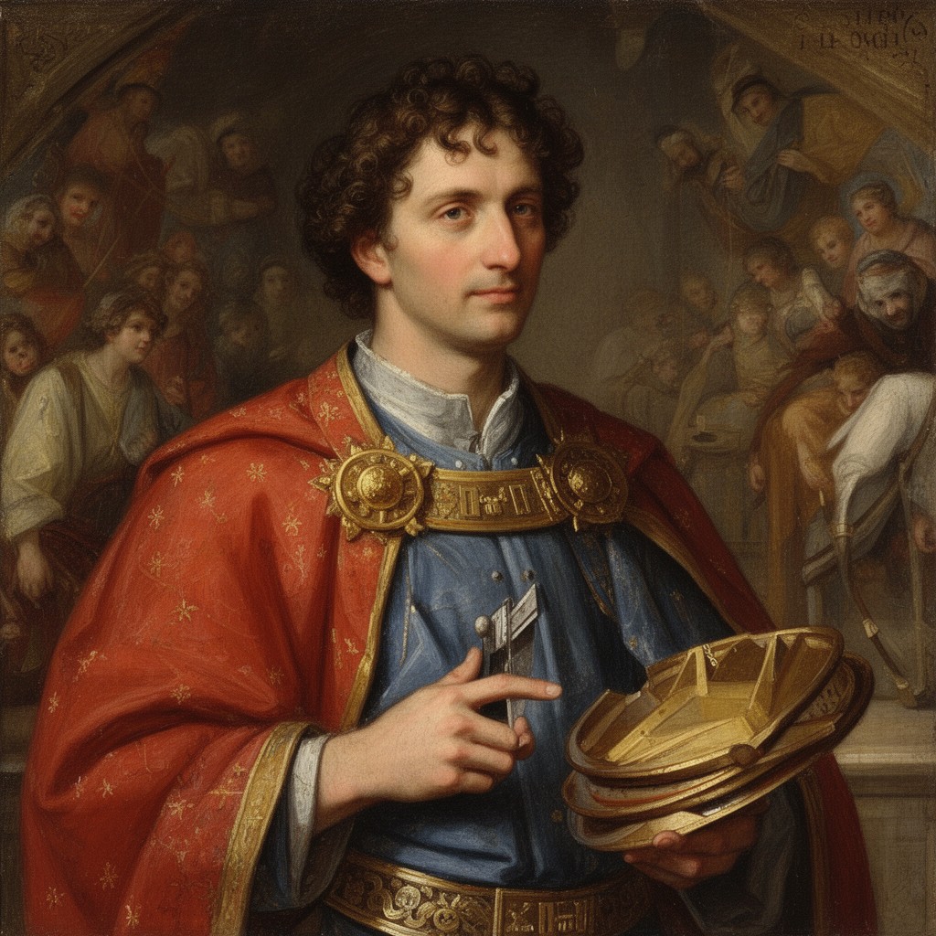 AI-generated illustration of Valentinian III