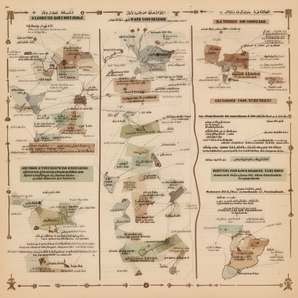AI-generated illustration of South Semitic languages