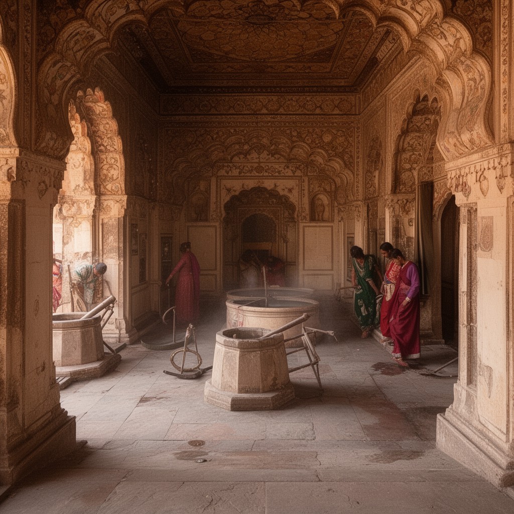 AI-generated illustration of Rang Mahal