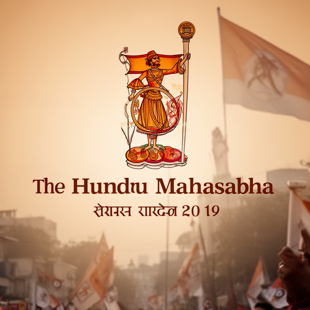 AI-generated illustration of Hindu Mahasabha