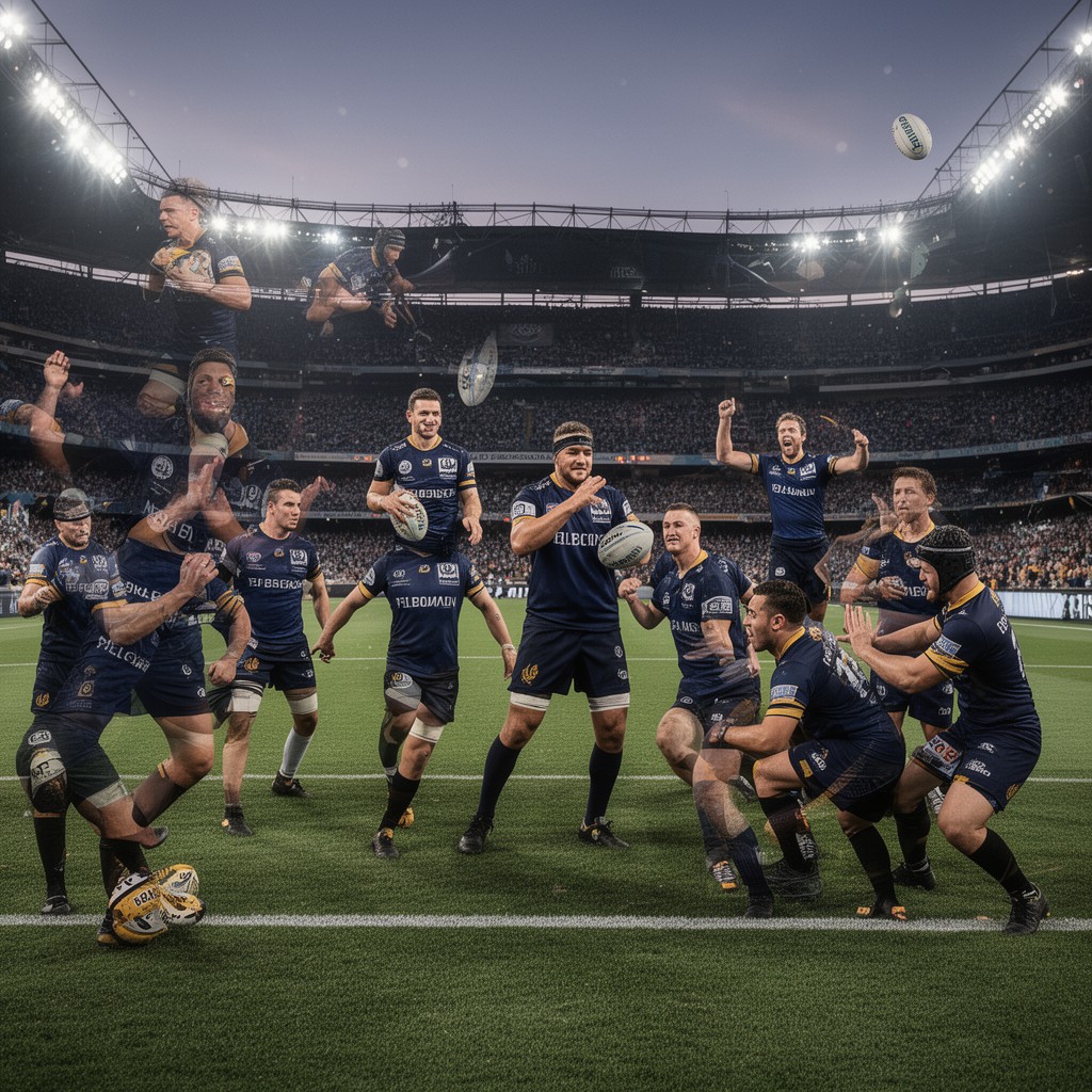 AI-generated illustration of Melbourne Storm
