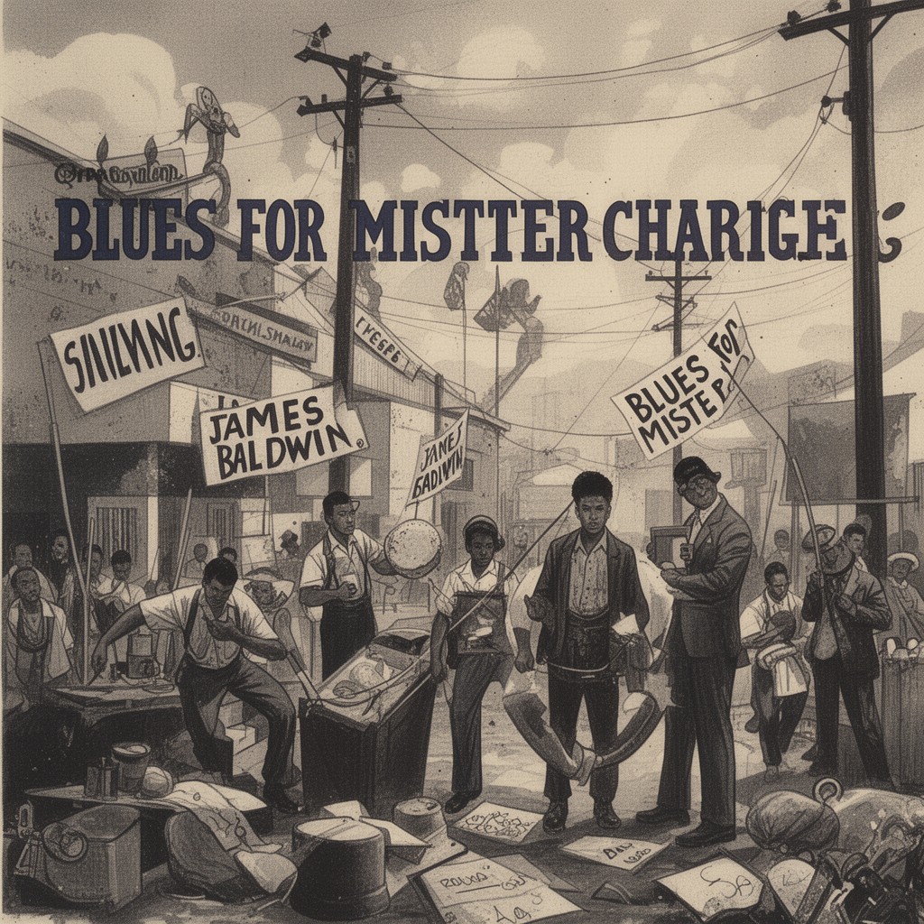 AI-generated illustration of Blues for Mister Charlie