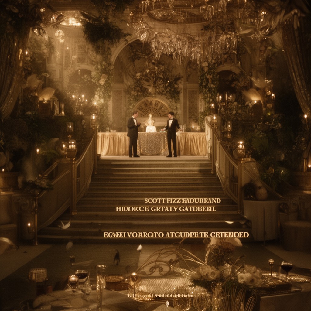 AI-generated illustration of The Great Gatsby (2013 film)
