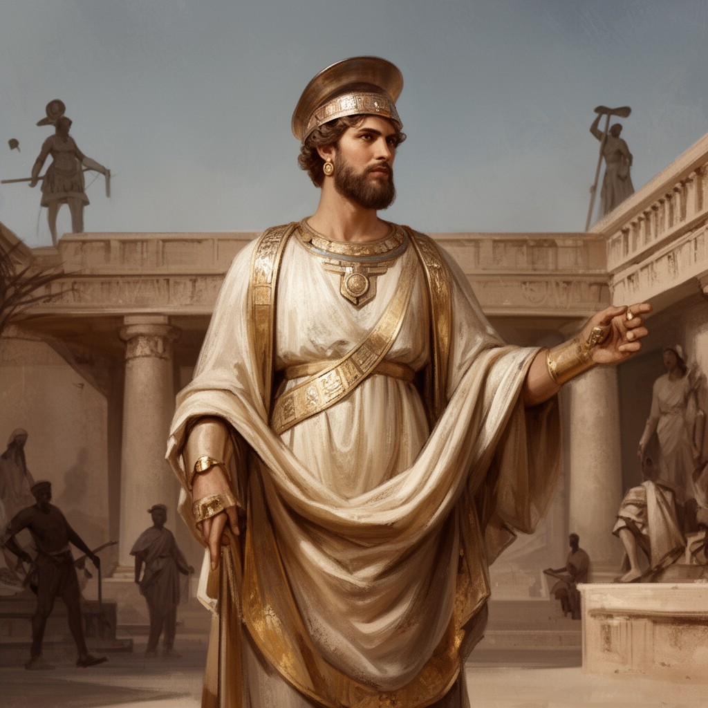 AI-generated illustration of suffete of Carthage