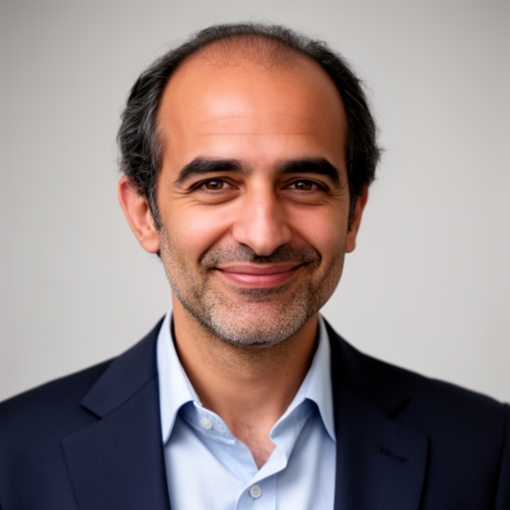 AI-generated illustration of Ramin Golestanian