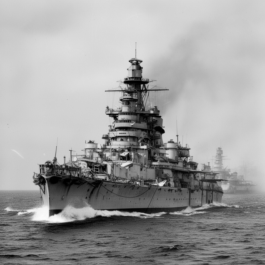 AI-generated illustration of HMS Invincible