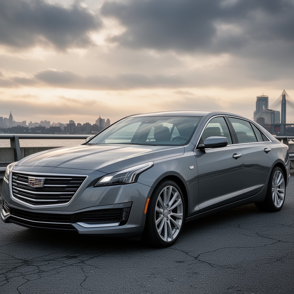AI-generated illustration of Cadillac CT5