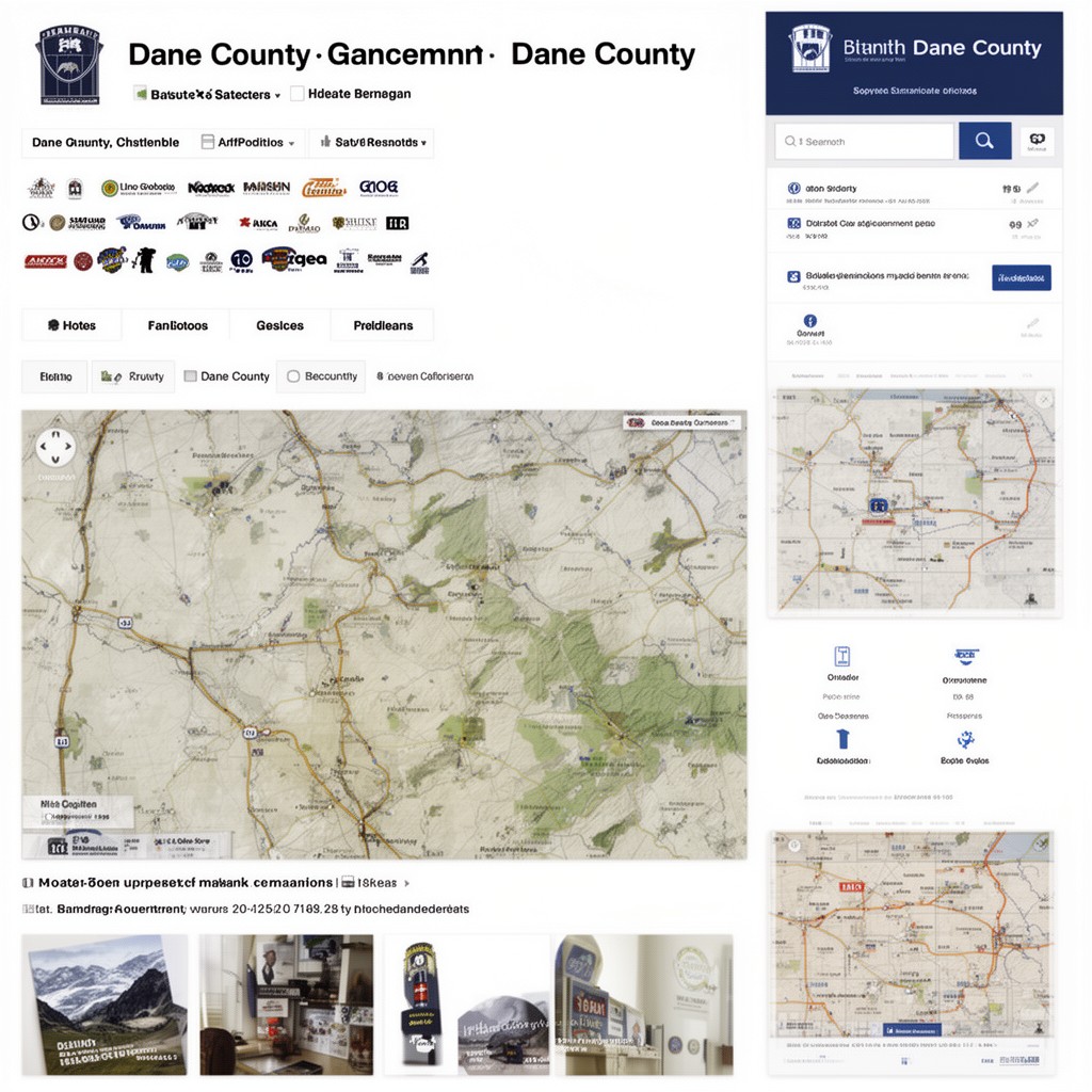 AI-generated illustration of Dane County