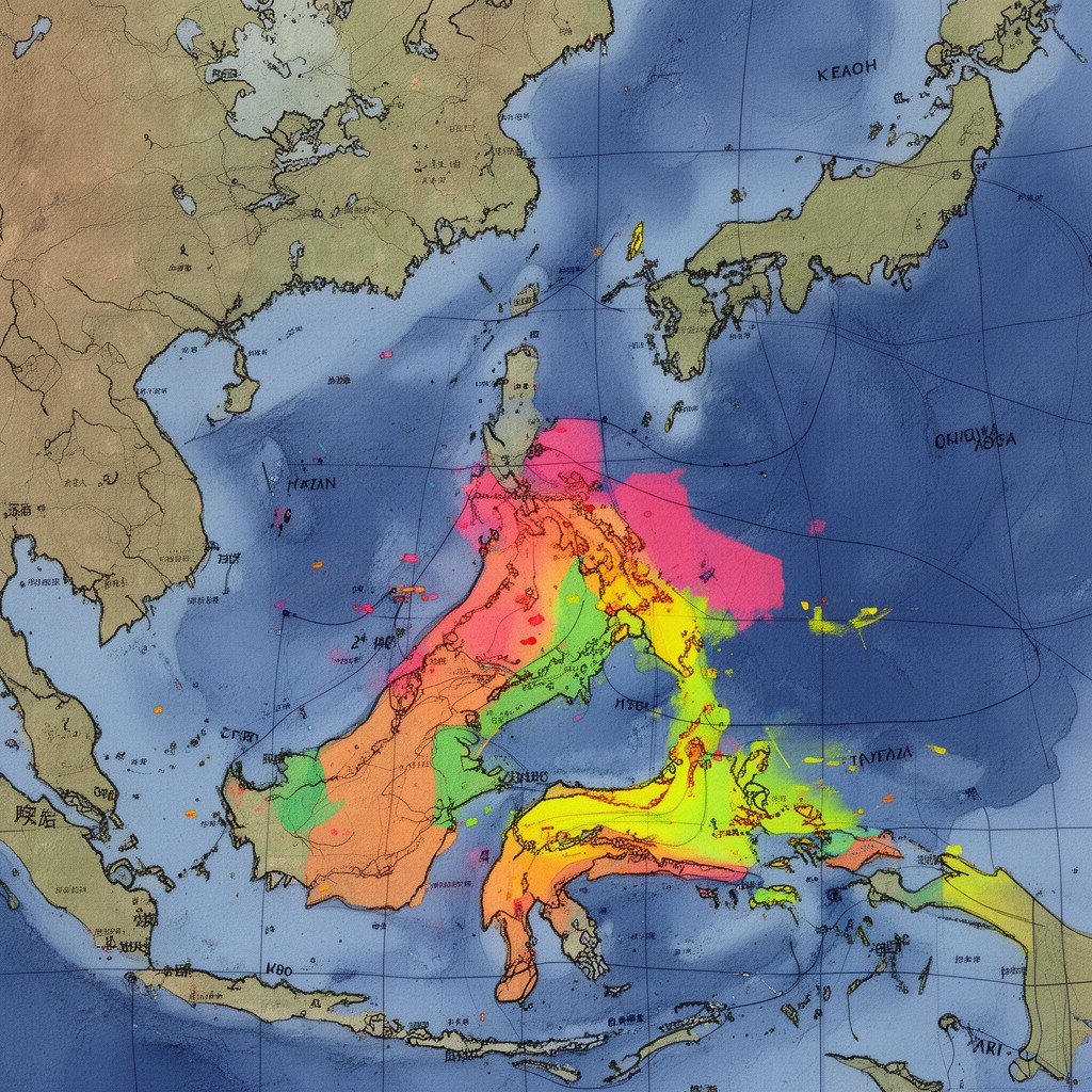 AI-generated illustration of Okinawa Plate