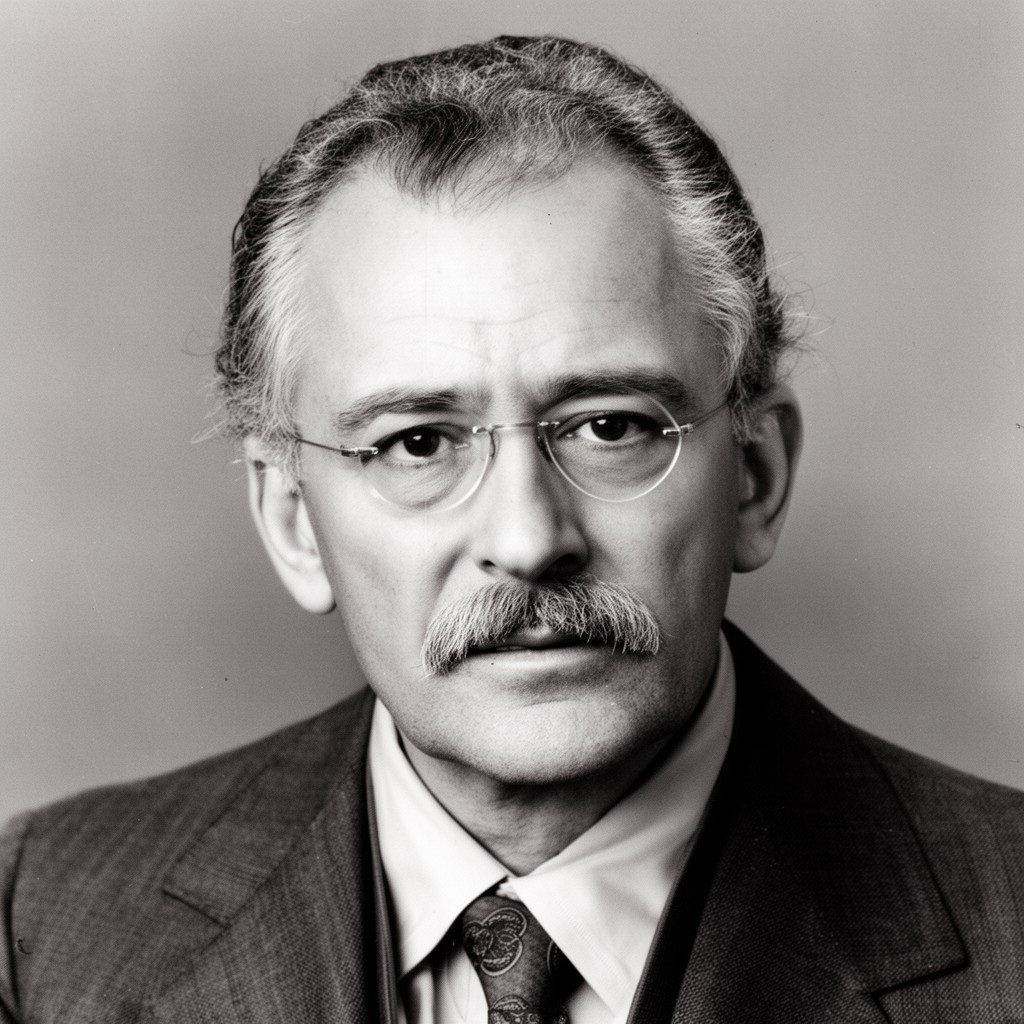 AI-generated illustration of Imre Lakatos