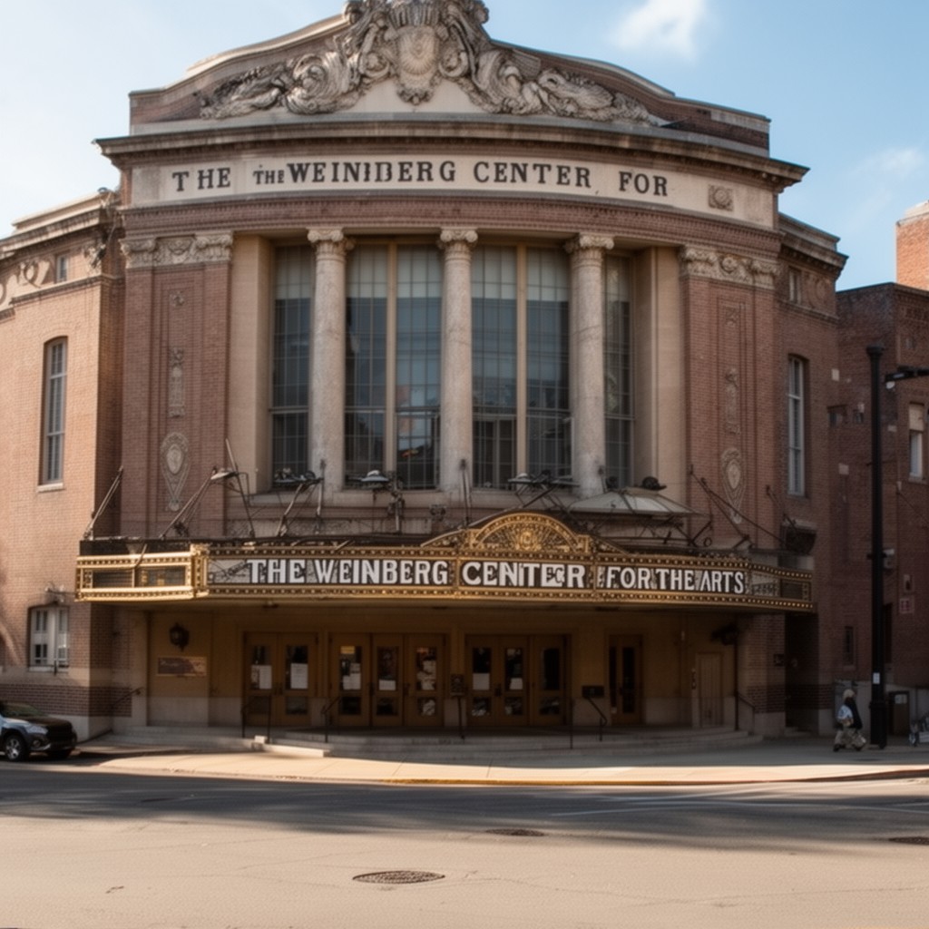AI-generated illustration of Weinberg Center for the Arts