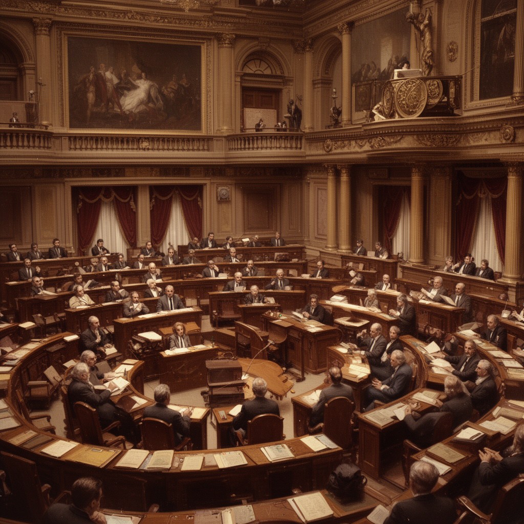 AI-generated illustration of Senate of the Kingdom of Italy