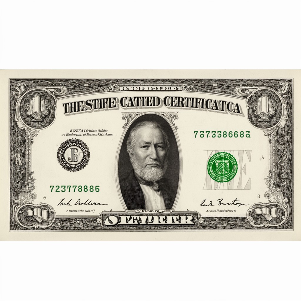 AI-generated illustration of Silver Certificate