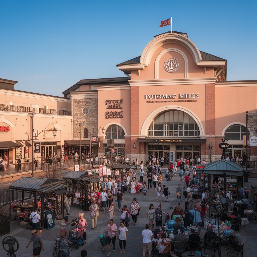 AI-generated illustration of Potomac Mills