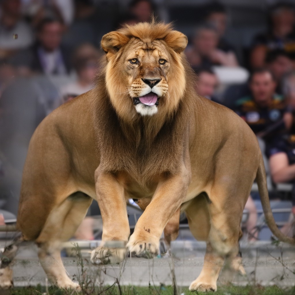 AI-generated illustration of Lions