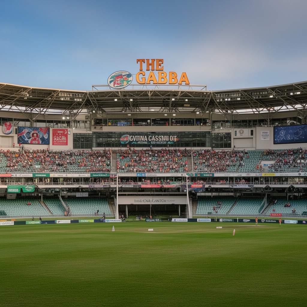 AI-generated illustration of The Gabba