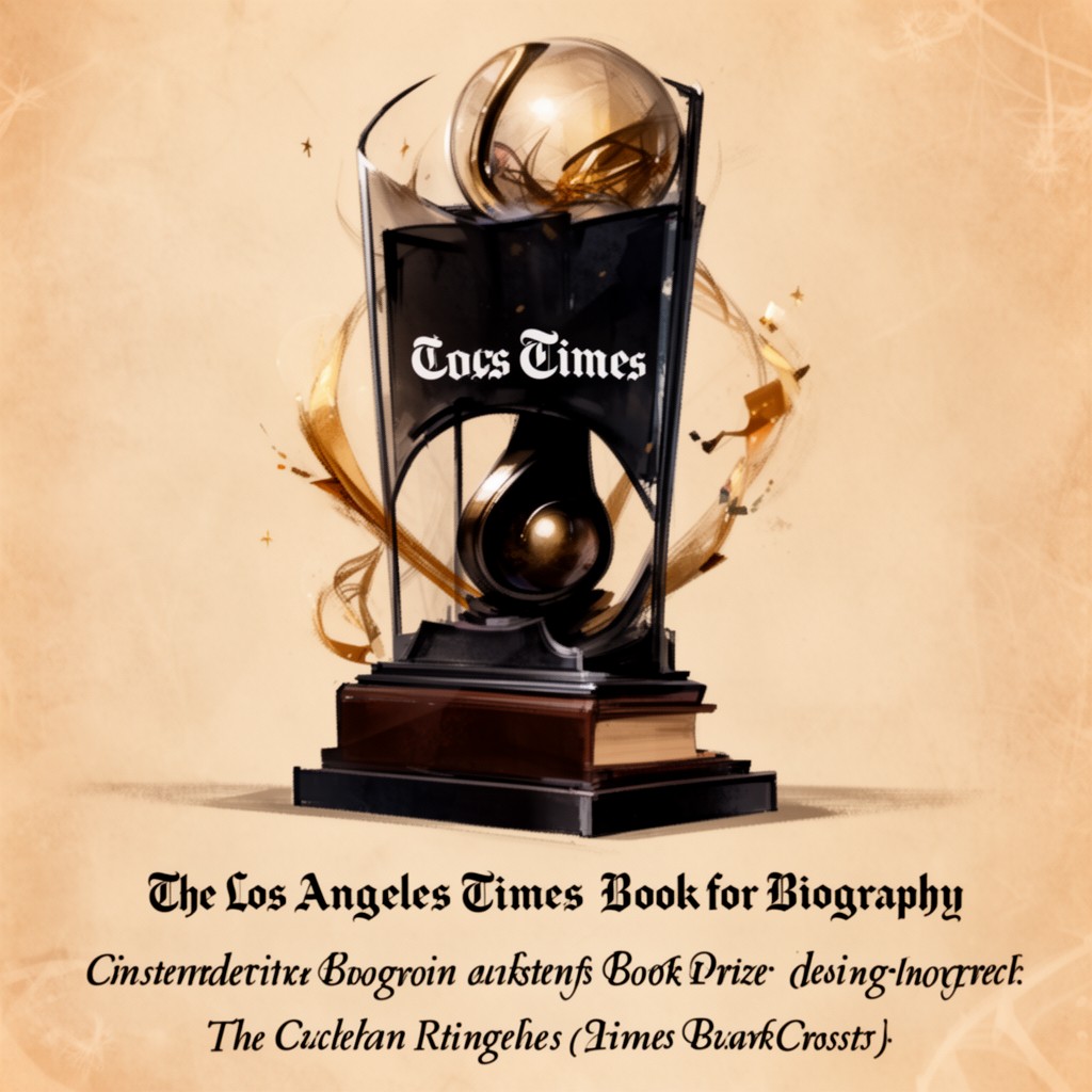 AI-generated illustration of Los Angeles Times Book Prize for Biography