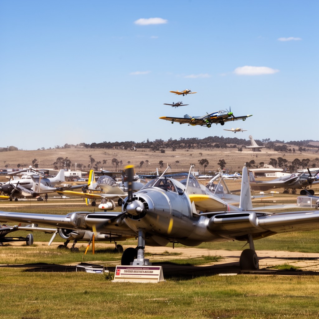 AI-generated illustration of Temora Aviation Museum