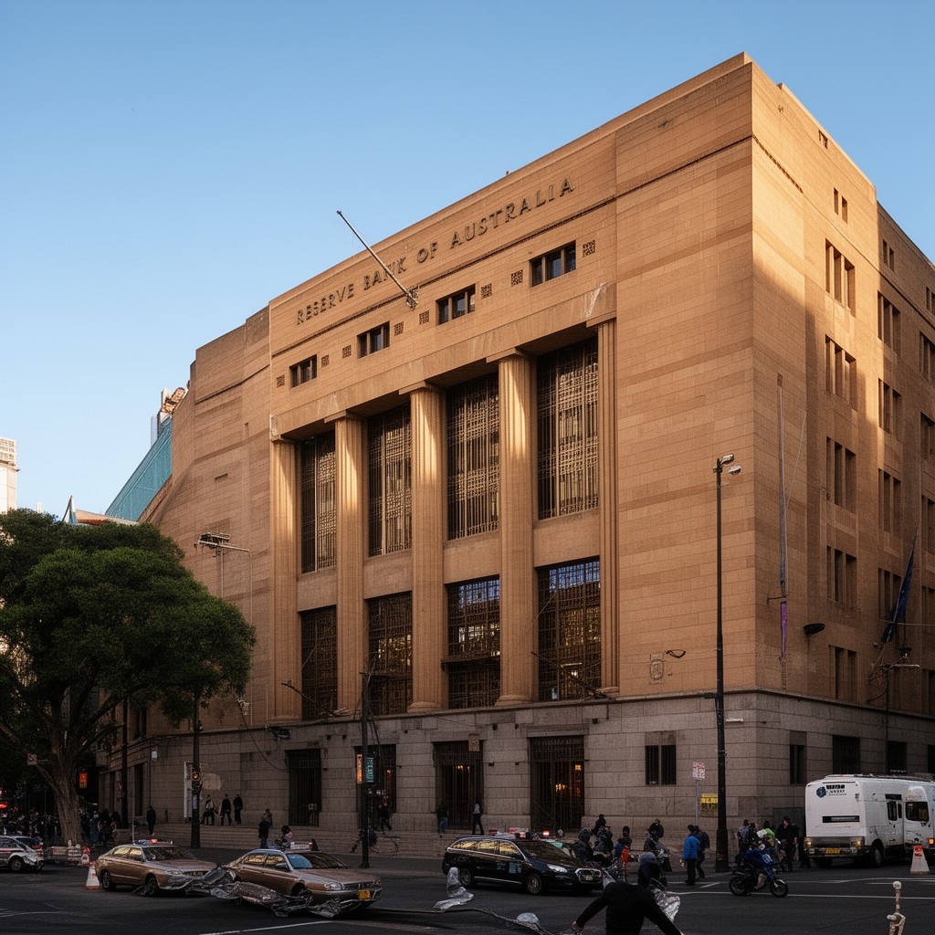 AI-generated illustration of Reserve Bank of Australia Building