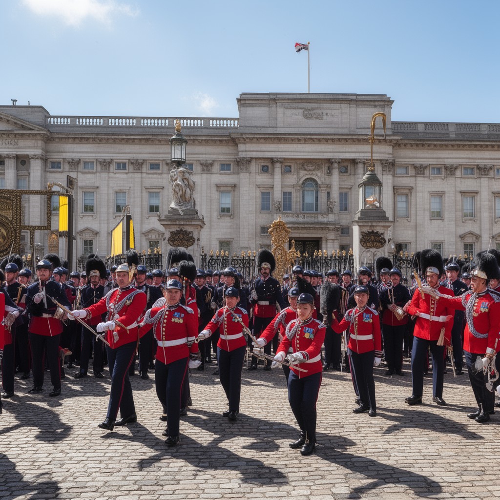 AI-generated illustration of Changing of the Guard