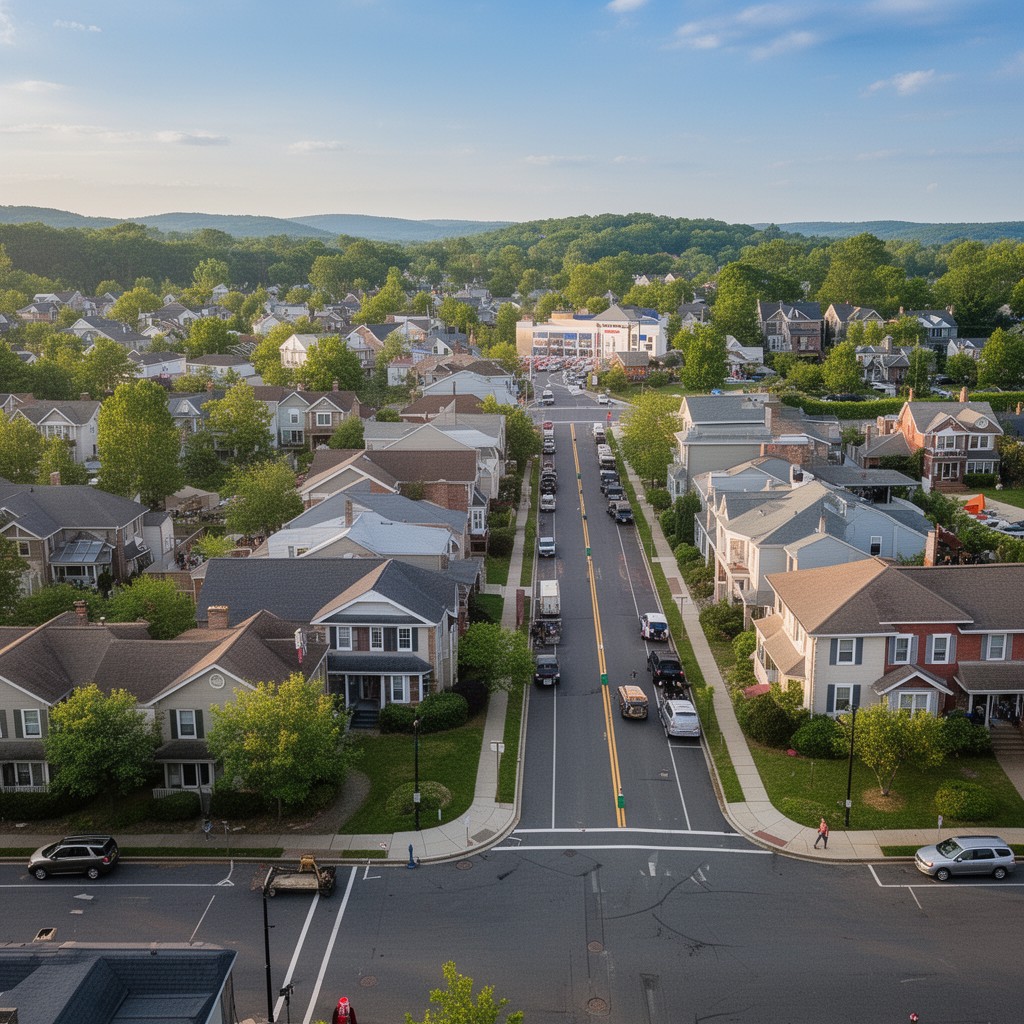 AI-generated illustration of Lawrence Township