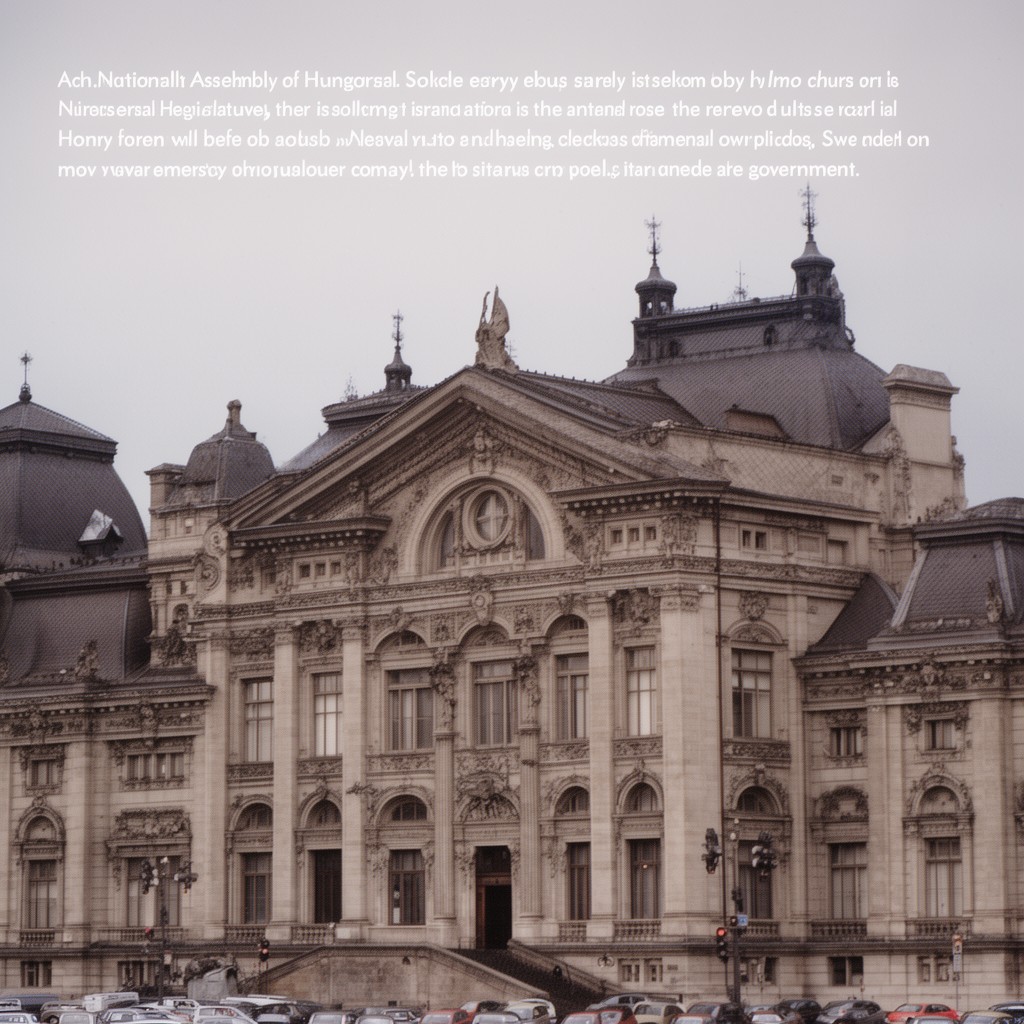 AI-generated illustration of National Assembly of Hungary
