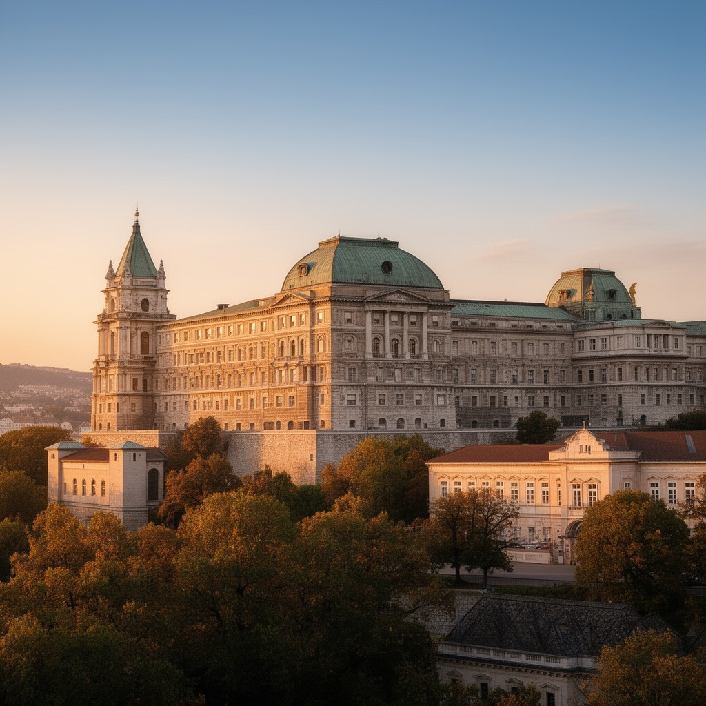 AI-generated illustration of Buda Castle