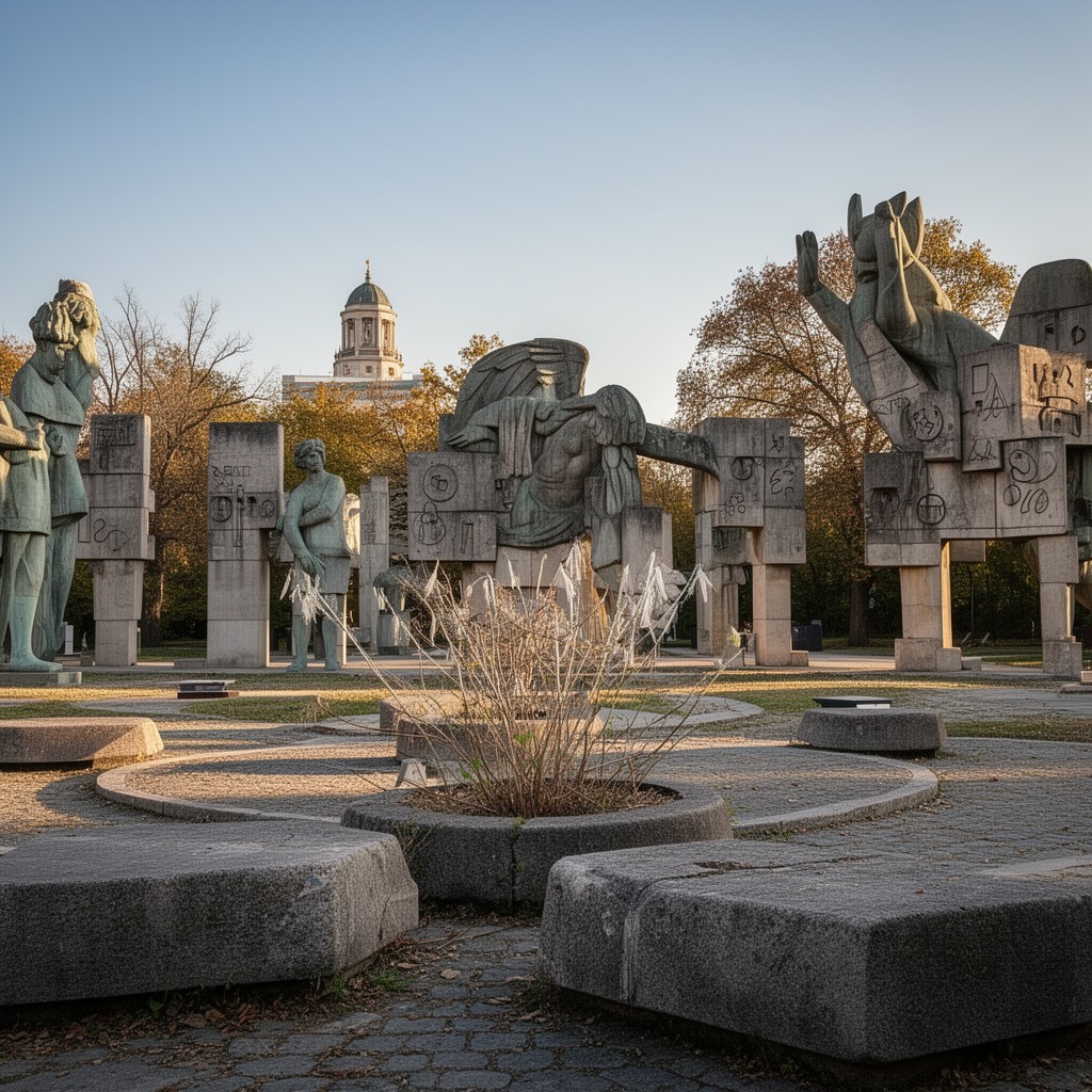 AI-generated illustration of Memento Park
