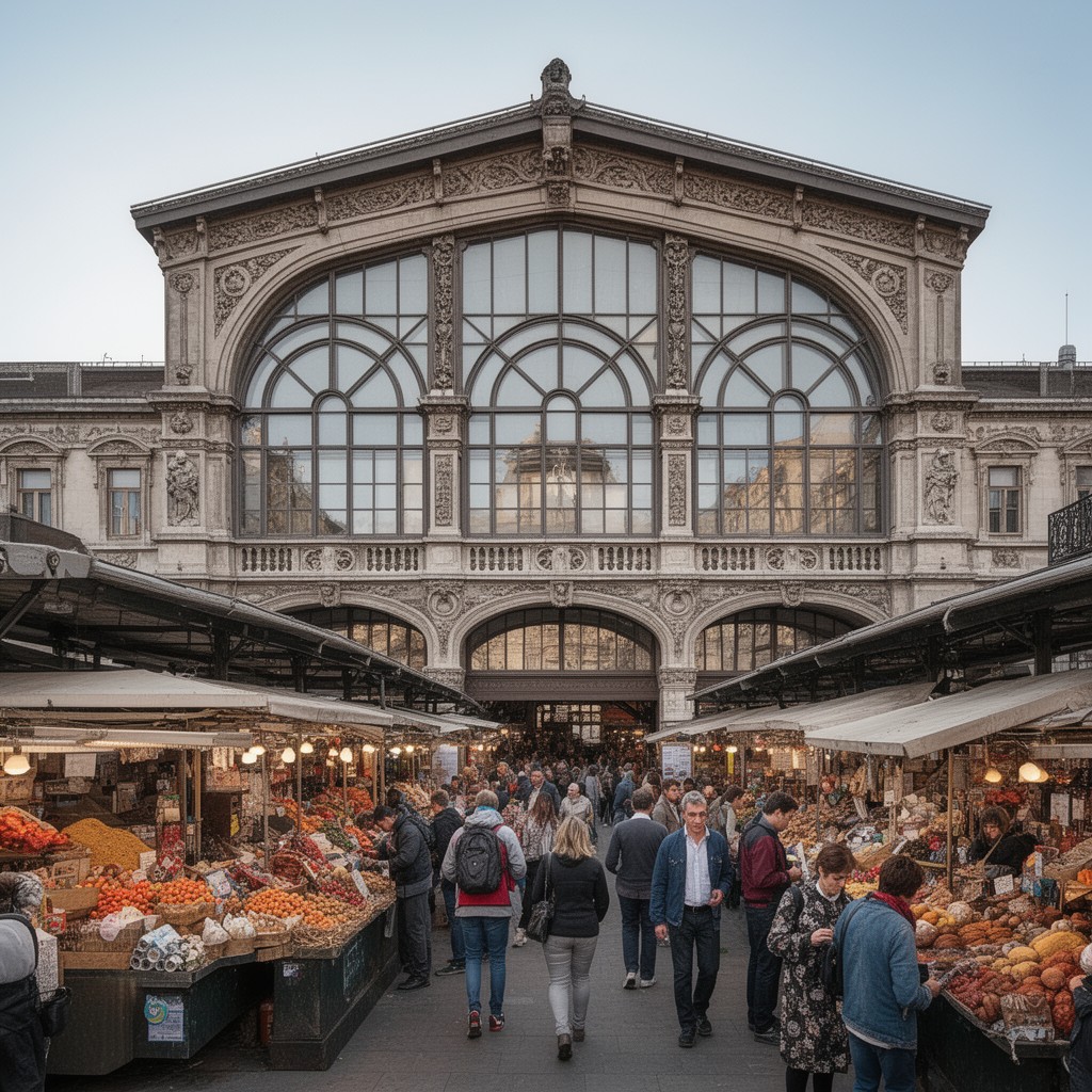 AI-generated illustration of Great Market Hall