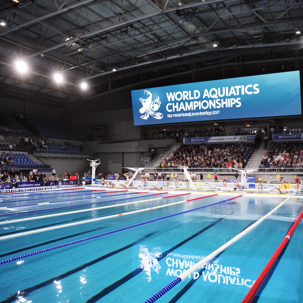 AI-generated illustration of World Aquatics Championships 2017
