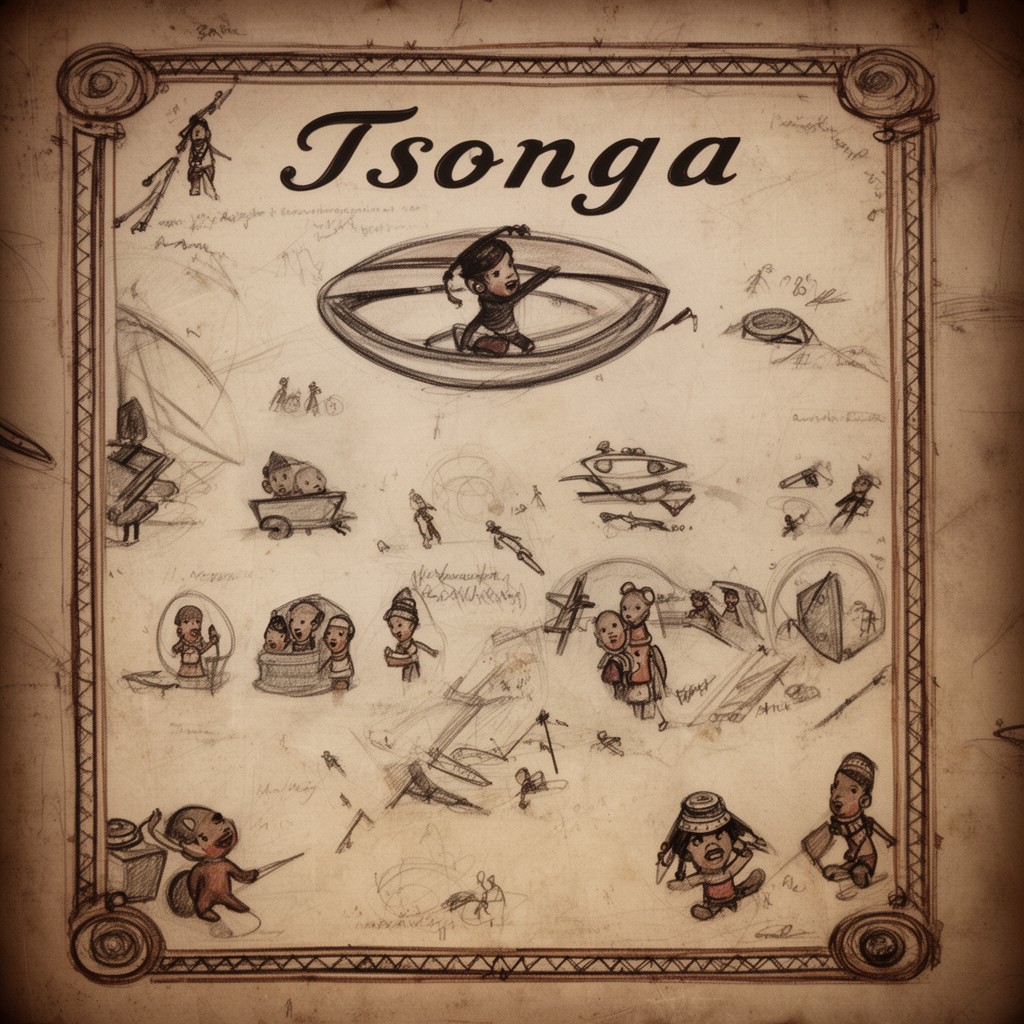 AI-generated illustration of Tsonga