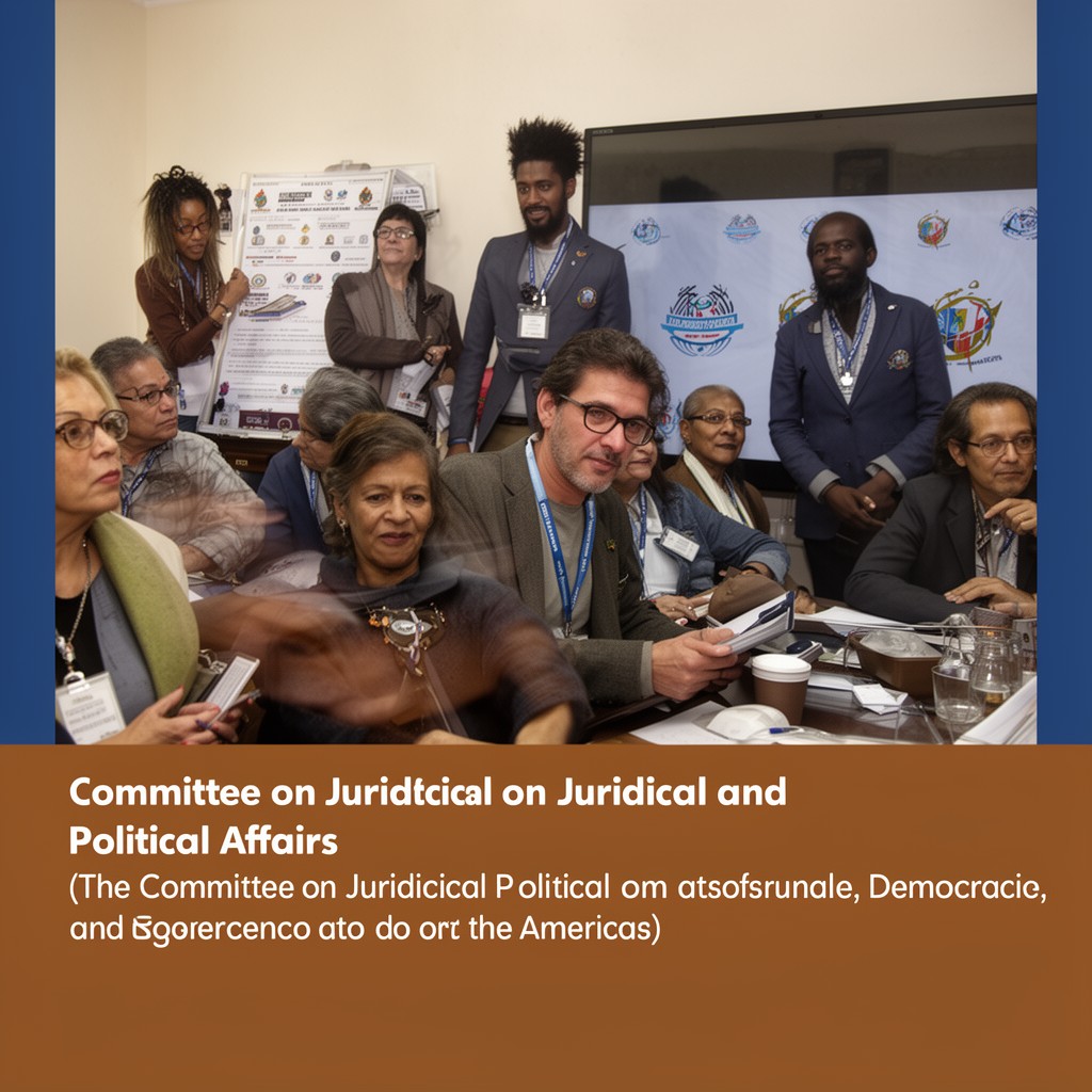 AI-generated illustration of Committee on Juridical and Political Affairs