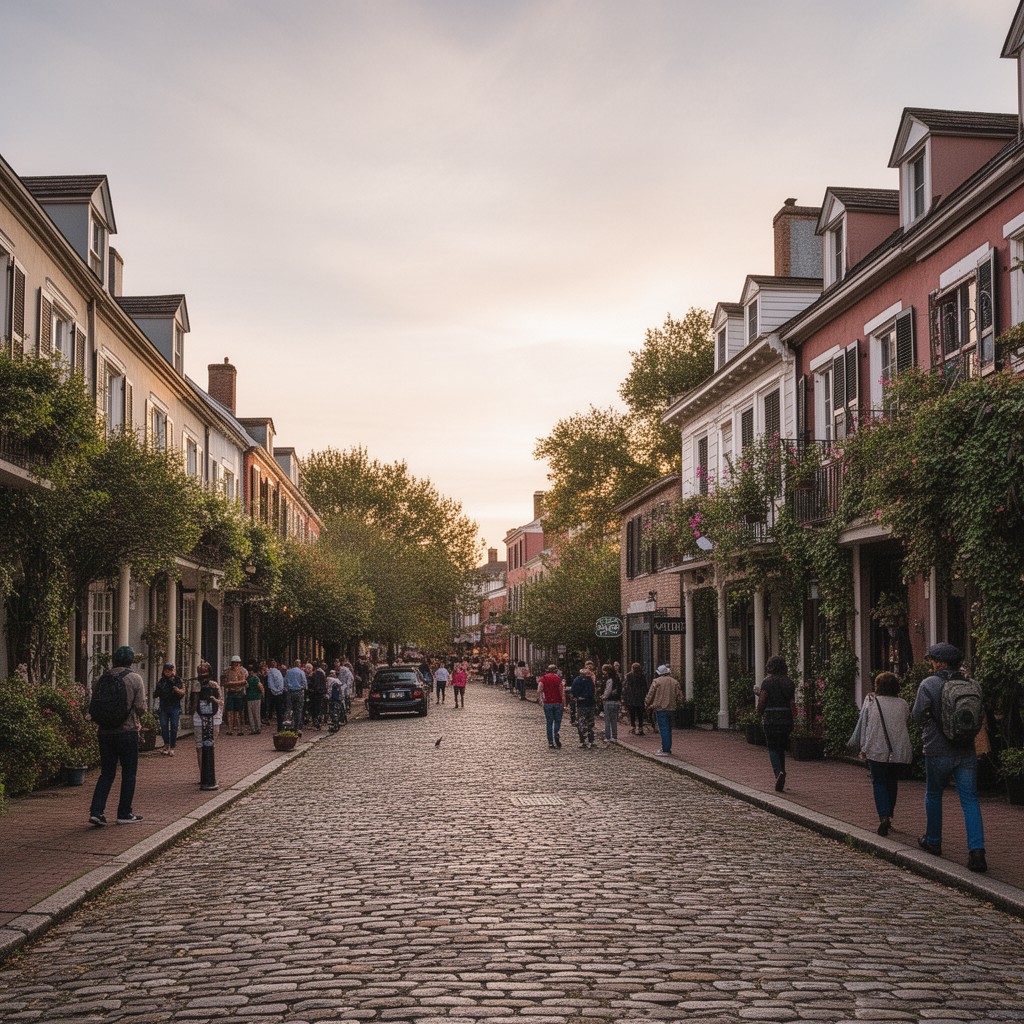 AI-generated illustration of Charleston Historic District