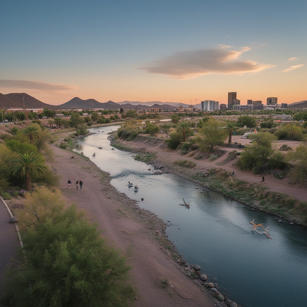 AI-generated illustration of Salt River