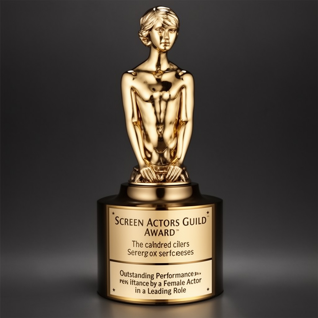AI-generated illustration of Screen Actors Guild Award for Outstanding Performance by a Female Actor in a Leading Role