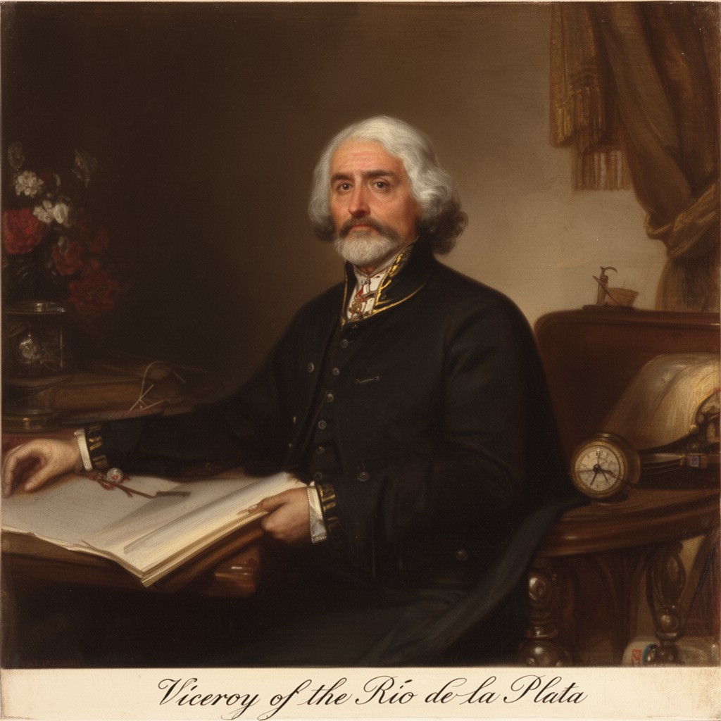 AI-generated illustration of Viceroy of the Río de la Plata