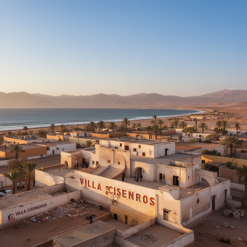 AI-generated illustration of Villa Cisneros