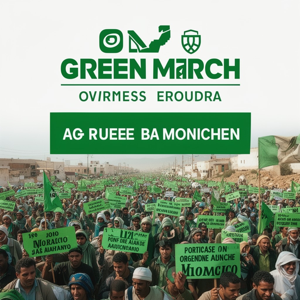 AI-generated illustration of Green March