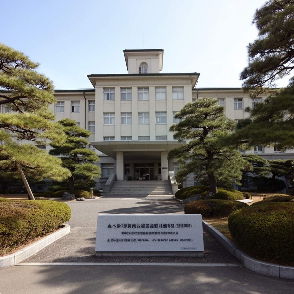 AI-generated illustration of Imperial Household Agency Hospital